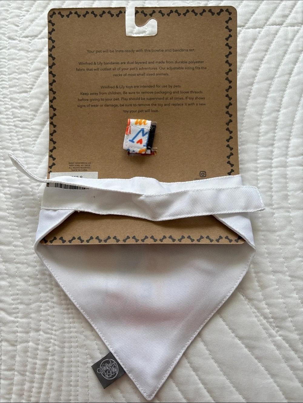 Dachshund Dog Bow Tie and Bandana Zipper Pouch Gift Set NWT Balloons Birthday